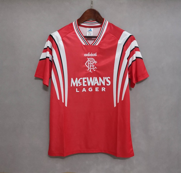 AAA Quality Rangers 96/97 Third Red Soccer Jersey